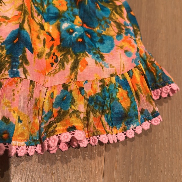 Zimmerman Floral Kids Dress with Ruffle Details - Picture 5 of 5